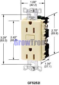 Gfci Wiring Diagram on Gfci Duplex Receptacle Hubbell Wiring Device Kellems Product